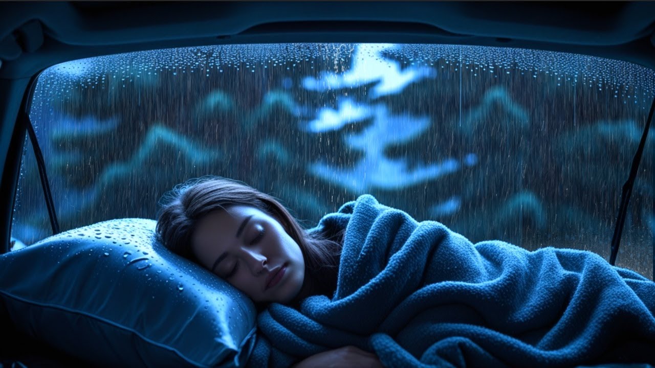 Chuva e Trovões para Dormir 🌧️ Sons Naturais Noturnos para Relaxamento Total