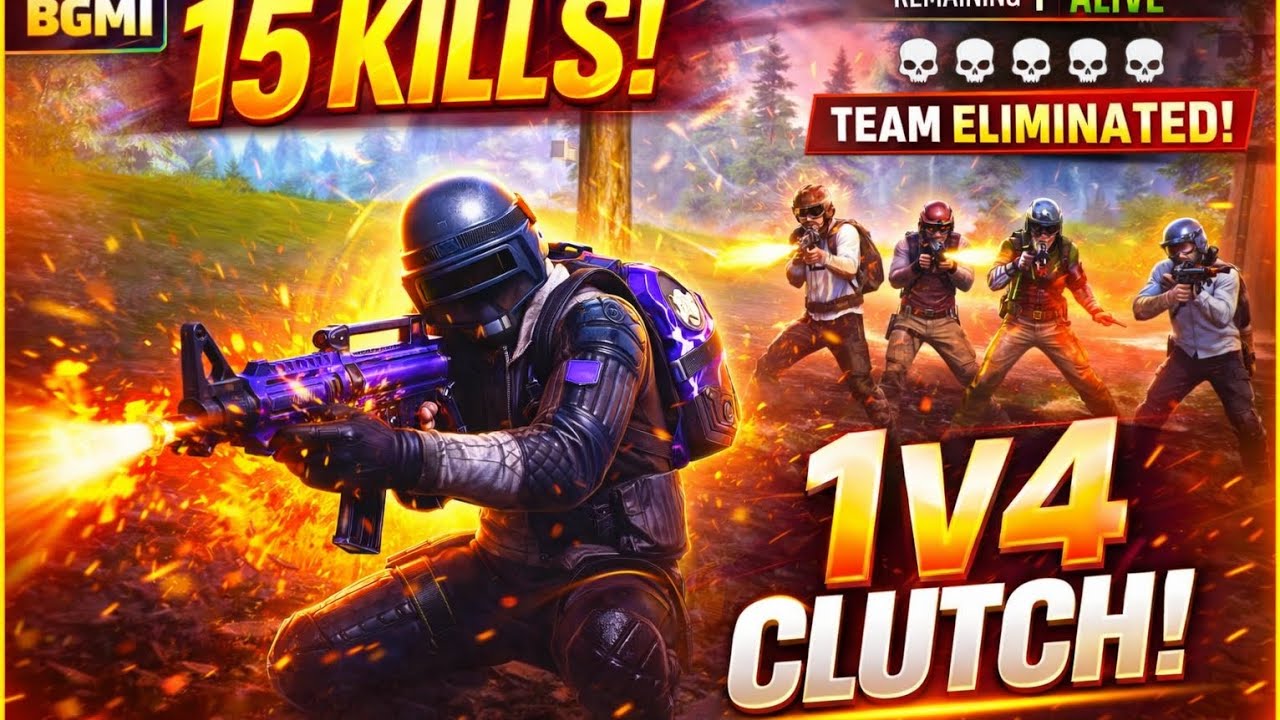 Team Wiped! 15 Kills Solo Clutch 😱 | BGMI Pro Gameplay