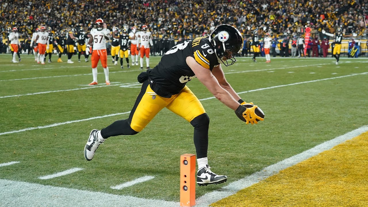 Pat Freiermuth's best catches vs. Bengals | Week 18