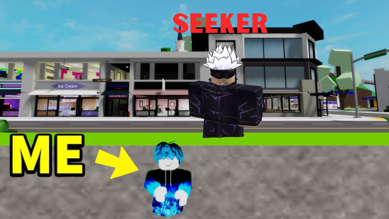 Hide and seek with my friend in Brookhaven 