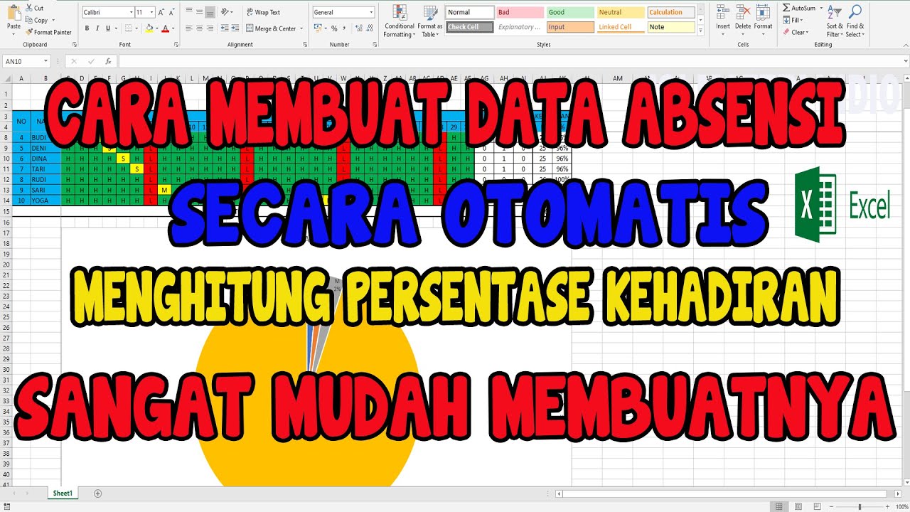 Cara Membuat Daftar Absensi Microsoft Excel