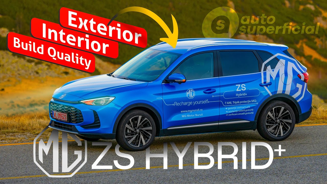2024 MG ZS Hybrid+  Visual Tour – Exterior, Interior, Design Highlights, Build Quality and Materials