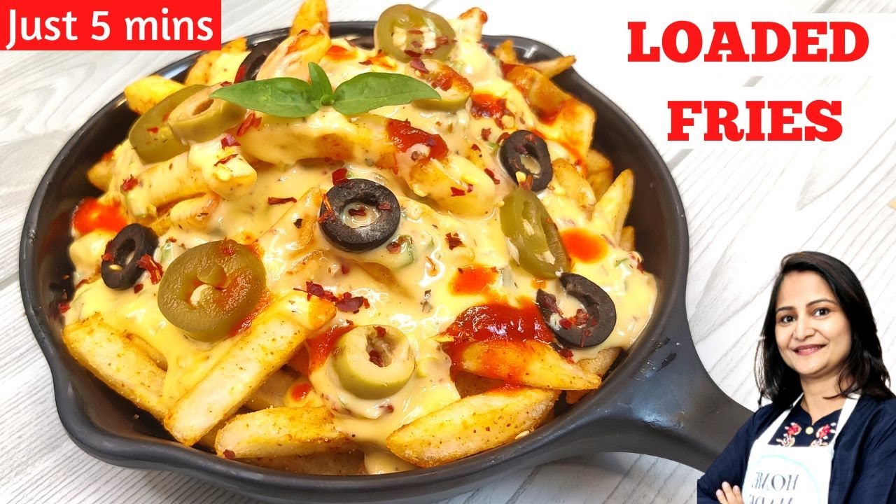 सिर्फ 5मिनिट मे Loaded Cheesy Fries | Appetizer | Party Starters | Finger food | Quick snacks |Pizza