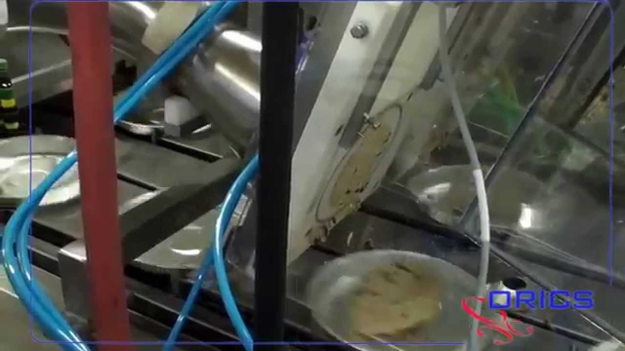 ORICS Cookie Dough Press tray filling and sealing machine