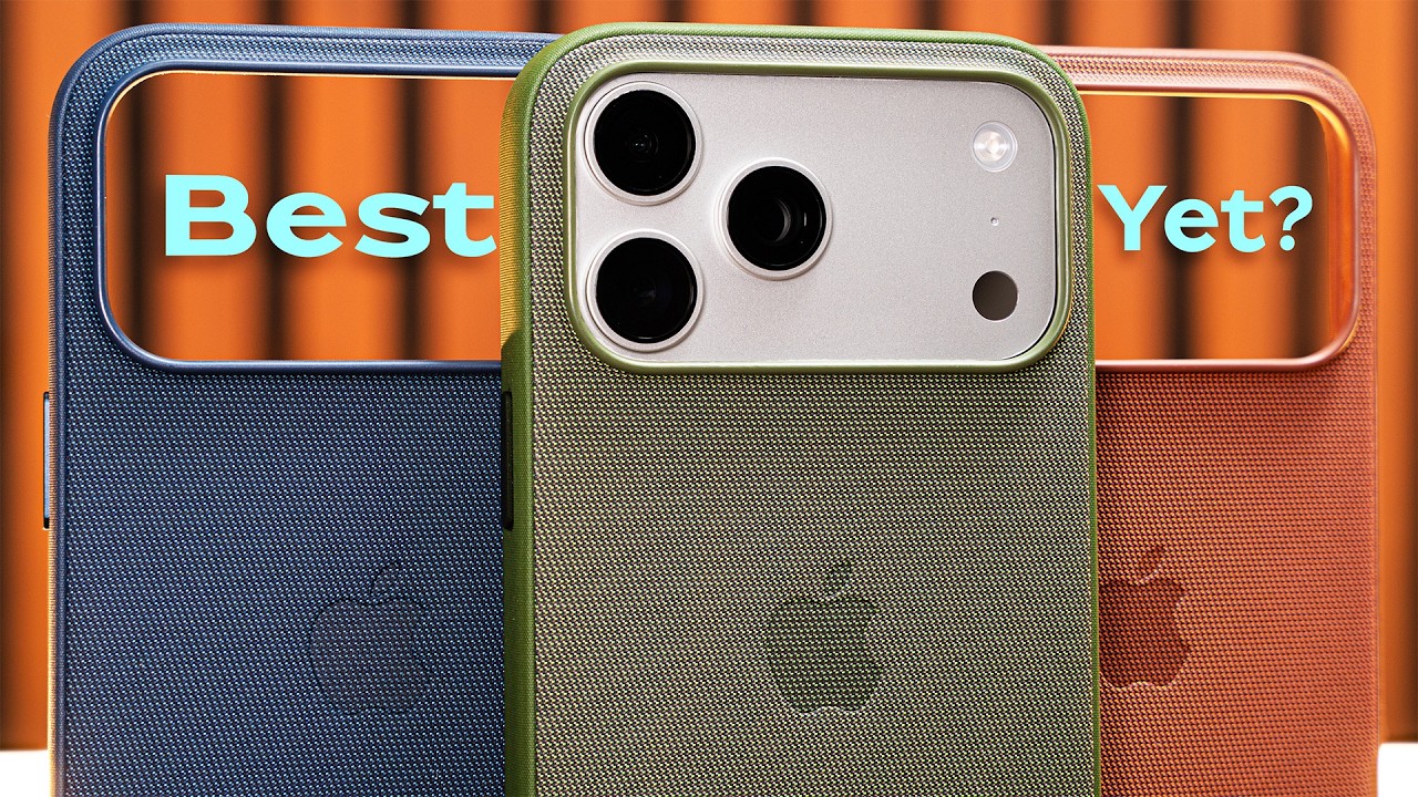 Apple наконец-то добилась успеха — обзор чехла Tech Woven для iPhone 17