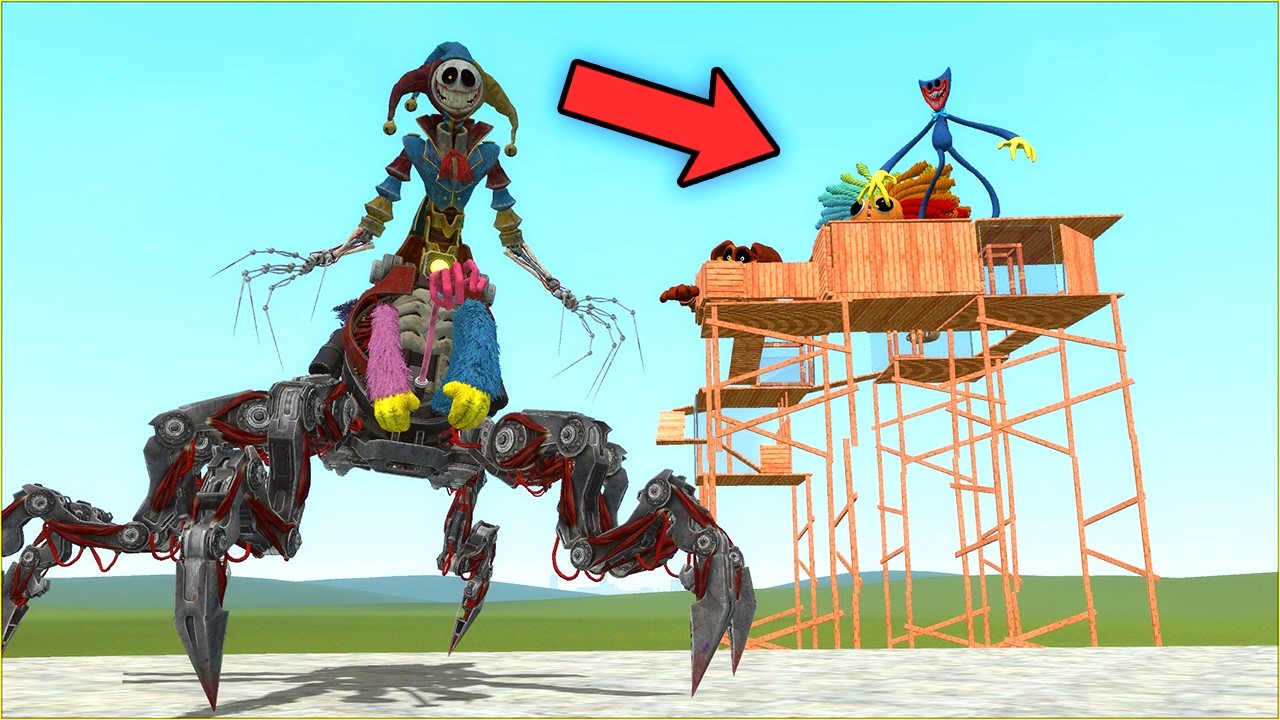 NEW PROTOTYPE VS POPPY PLAYTIME HOUSE 5 - Garry’s Mod