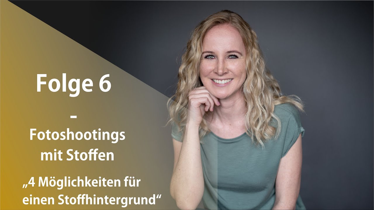 Folge 6 - Fotoshooting - 4 Möglichkeiten für Stoffhintergründe
