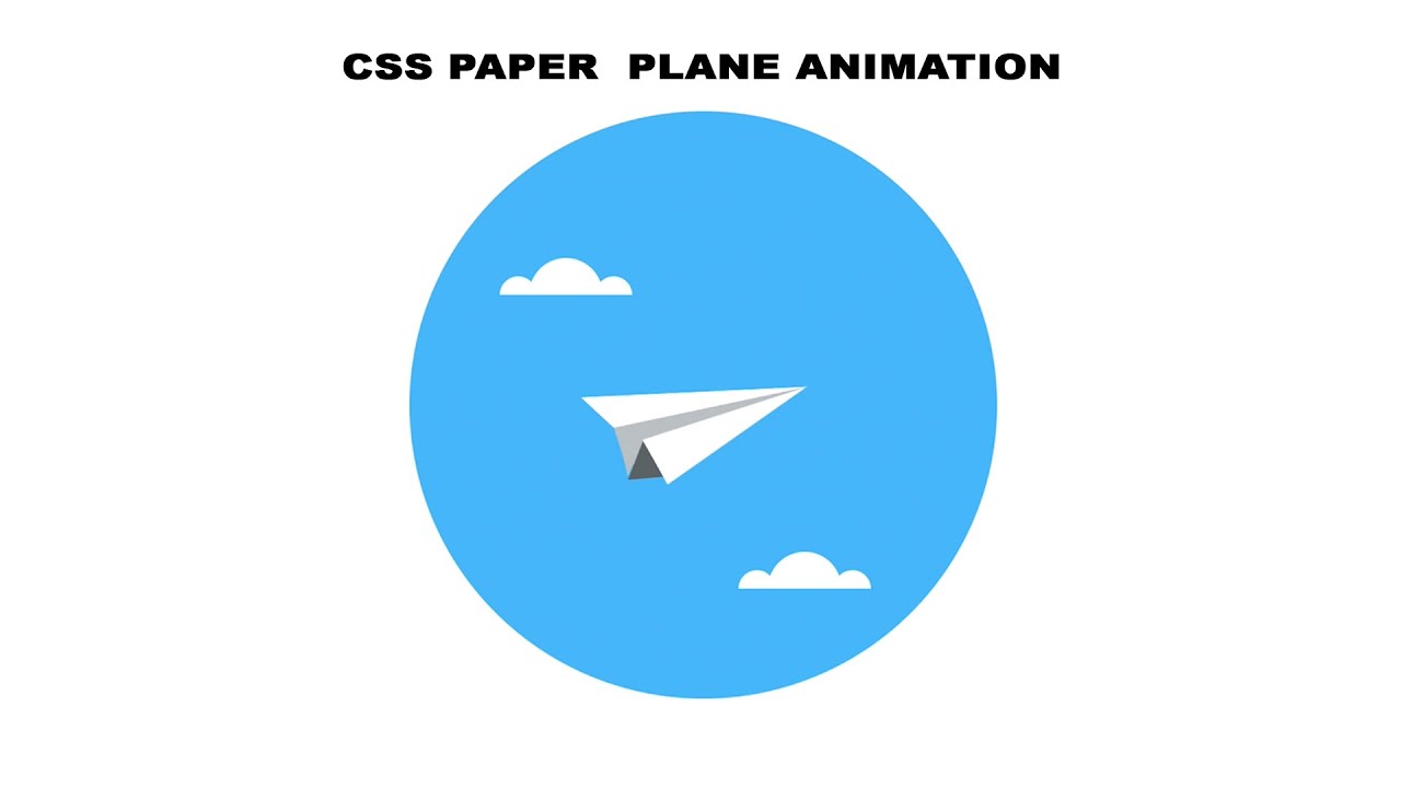 CSS Paper Plane Animation