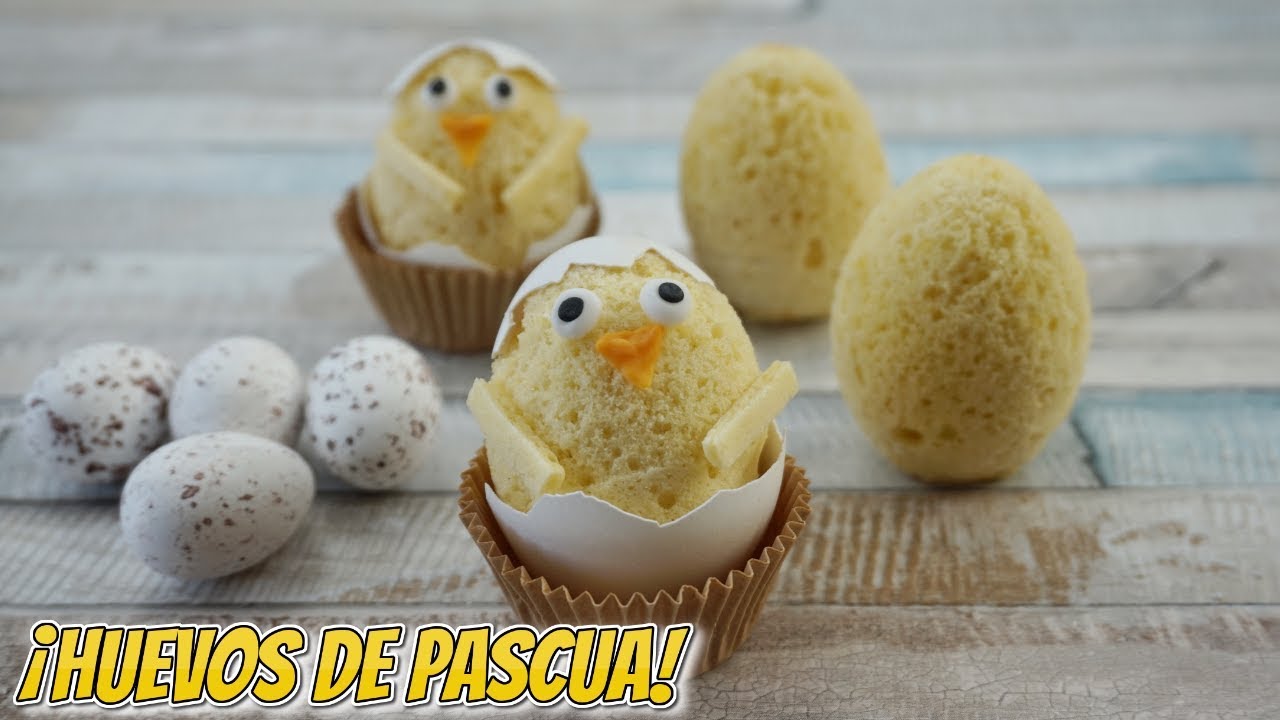 HUEVOS DE PASCUA /BIZCOCHO CON FORMA DE HUEVO/El Rincón de Belén