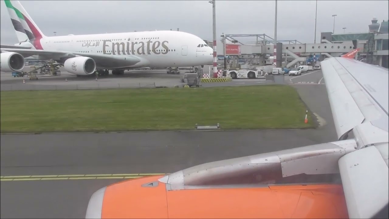 EasyJet Airbus A319 Amsterdam to Bristol *Full Flight