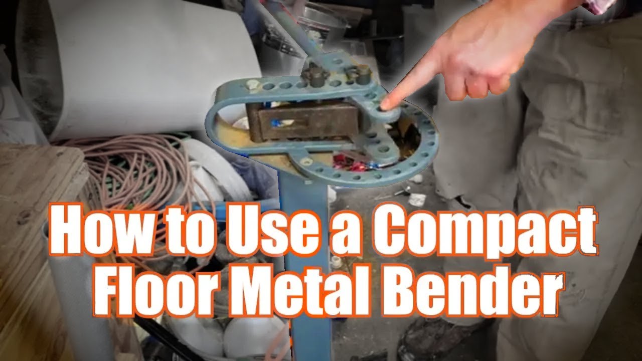 How to Use a Compact Metal Bender from Harbor Freight or Amazon for Manual Bending Steel... Hossfeld