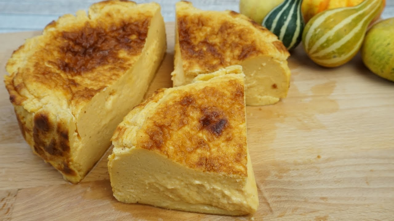 TARTA VASCA DE QUESO Y CALABAZA / TARTA DE LA VIÑA CON CALABAZA / El Rincón de Belén