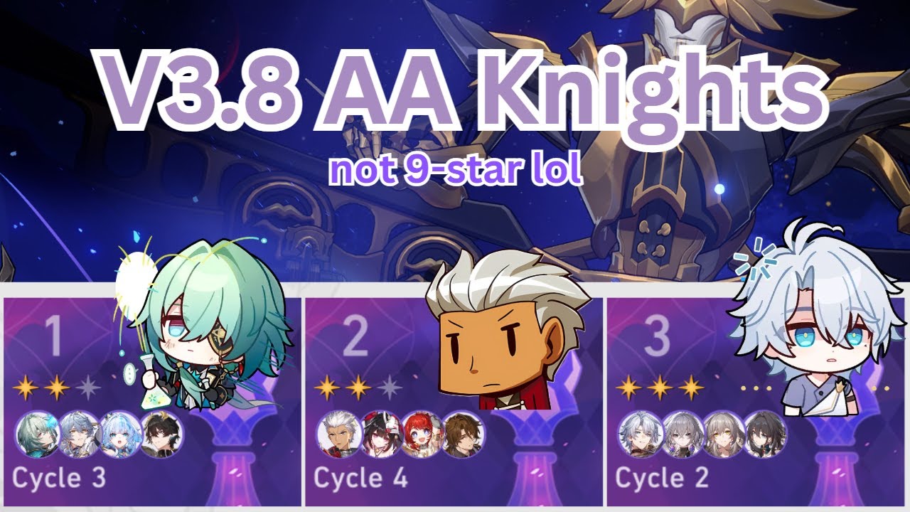V3.8 Anomaly Arbitration [ Knight 1-3 ] - E0S1 Anaxa / E0S1 Archer / E0S1 Phainon