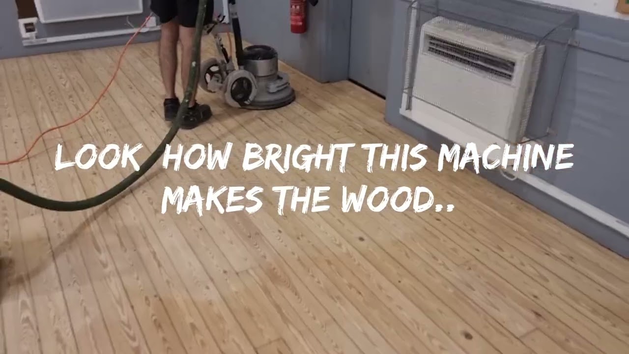 Floor Boards sanding & Lacquered using Bona Traffic HD
