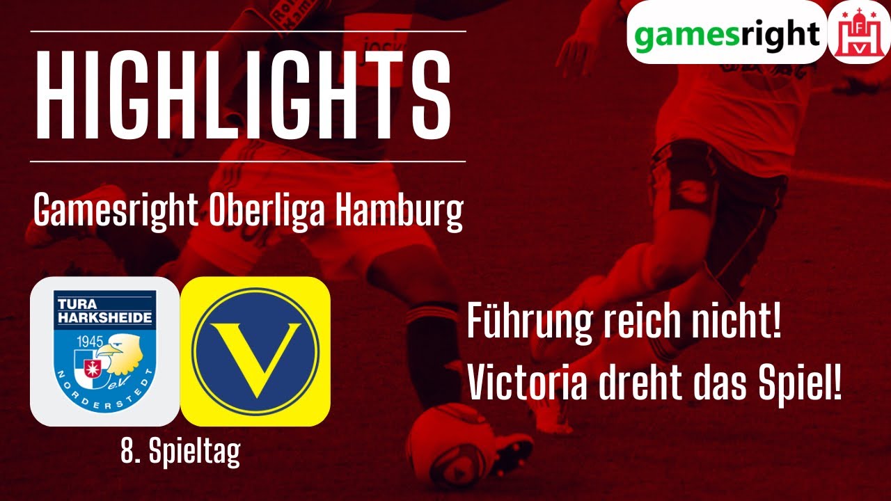 8. Spieltag Gamesright Oberliga Hamburg Highlights TuRa Harksheide - SC Victoria