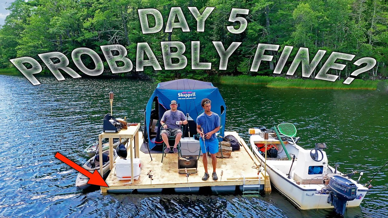 Home Depot Tote Float Sinking ? - Day 5.1 of 7 Day WaterWorld Survival Challenge
