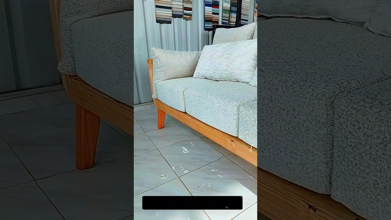 Wooden structure sofa