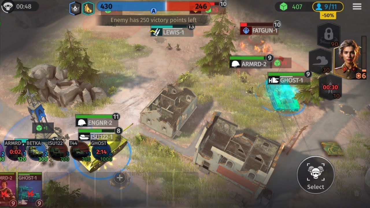 Wwa rts.  2v2 ussr, uk vs ussr, uk 🇷🇺🇦🇨 Ghost,  Isu122 vs grave 