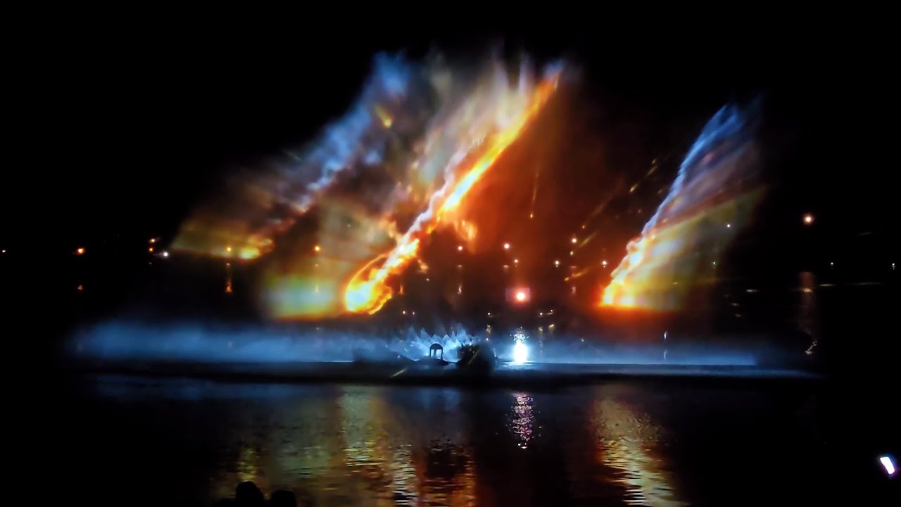 Klopeinersee in Bewegung, Wasser Laser Show