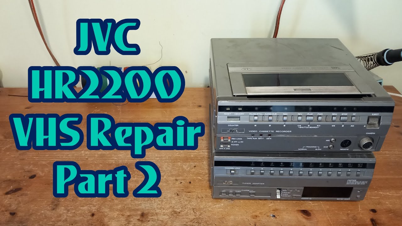 JVC HR2200 VHS Repair Part 2