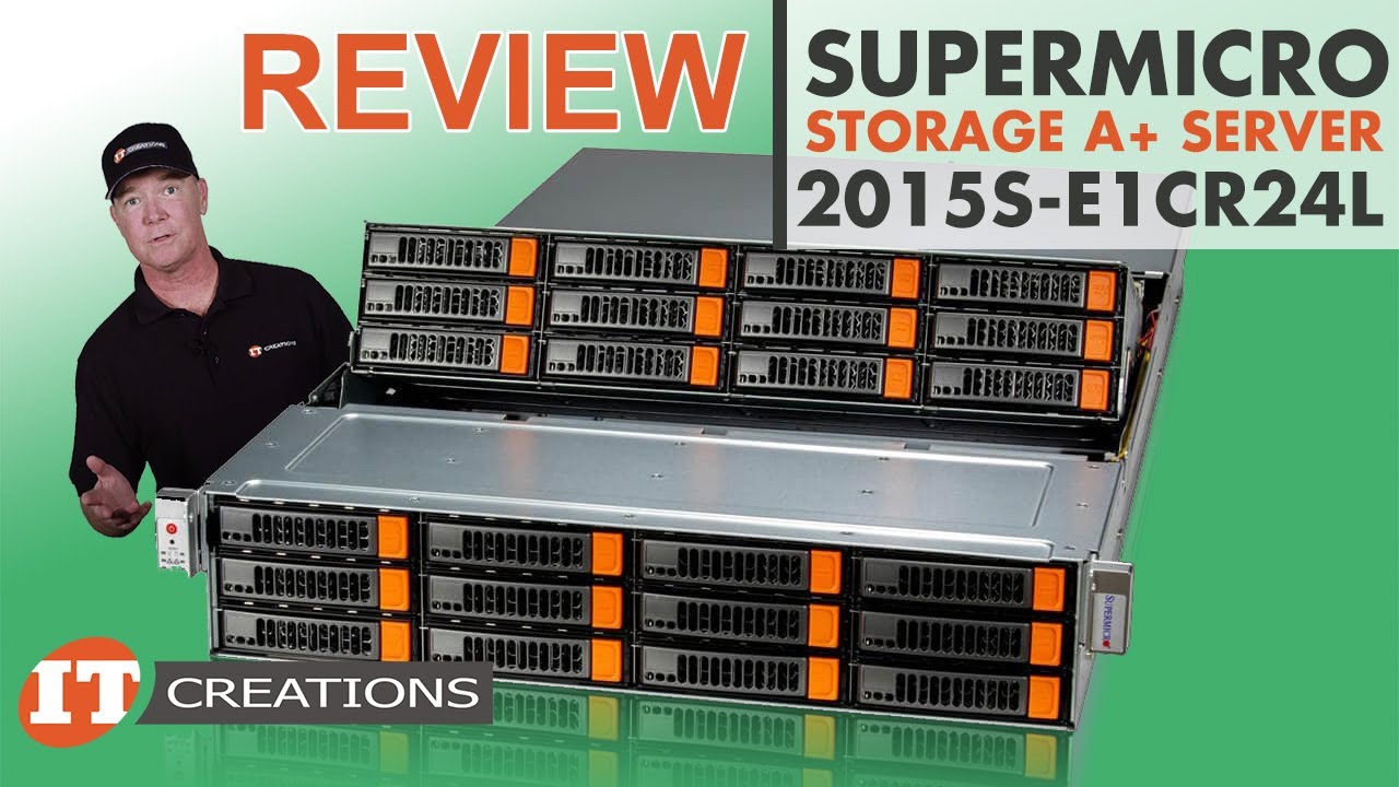 ОБЗОР Supermicro Storage A+ Server 2015S-E1CR24L | IT Creations