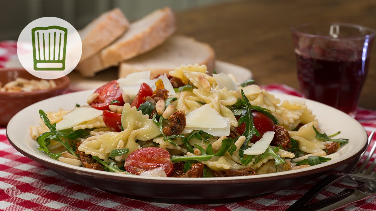 Italienischer Nudelsalat mit Rucola Rezept #chefkoch