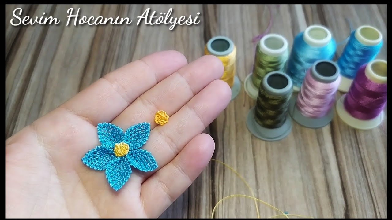 123. Model Çok Kolay İğne Oyası Tohum Yapılışı