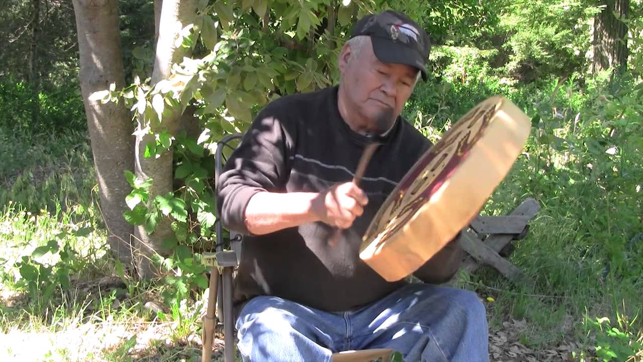 Lorin Smith, Kashaya Pomo Elder, drumming song (Part 7/7)