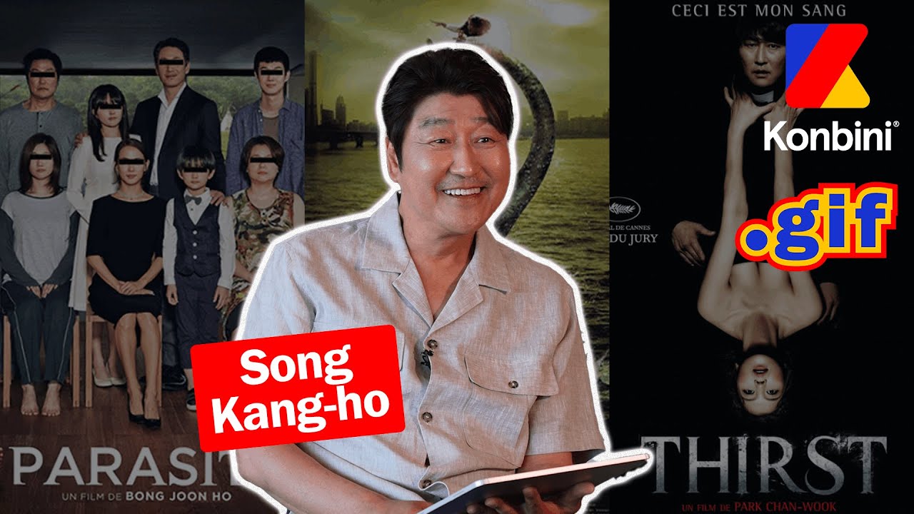 Song Kang-ho revient sur sa carrière en gifs 🎬🍿
