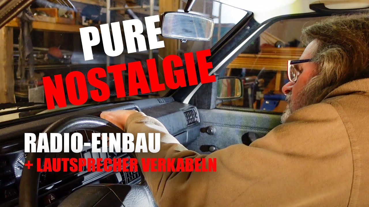 RADIO EINBAUEN wie in den 80ern! Golf 2 19E