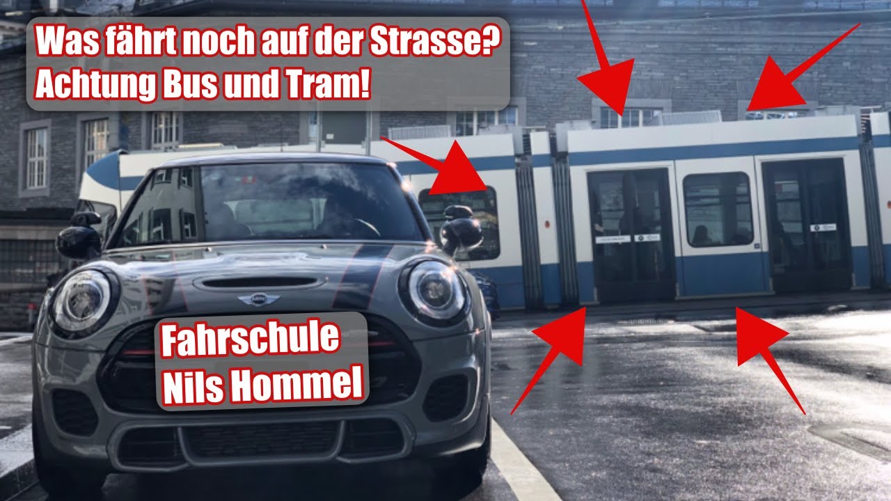 🚊 Mit Tram und Bus die Strasse teilen! 🚍 ABER wie fahre ich richtig?