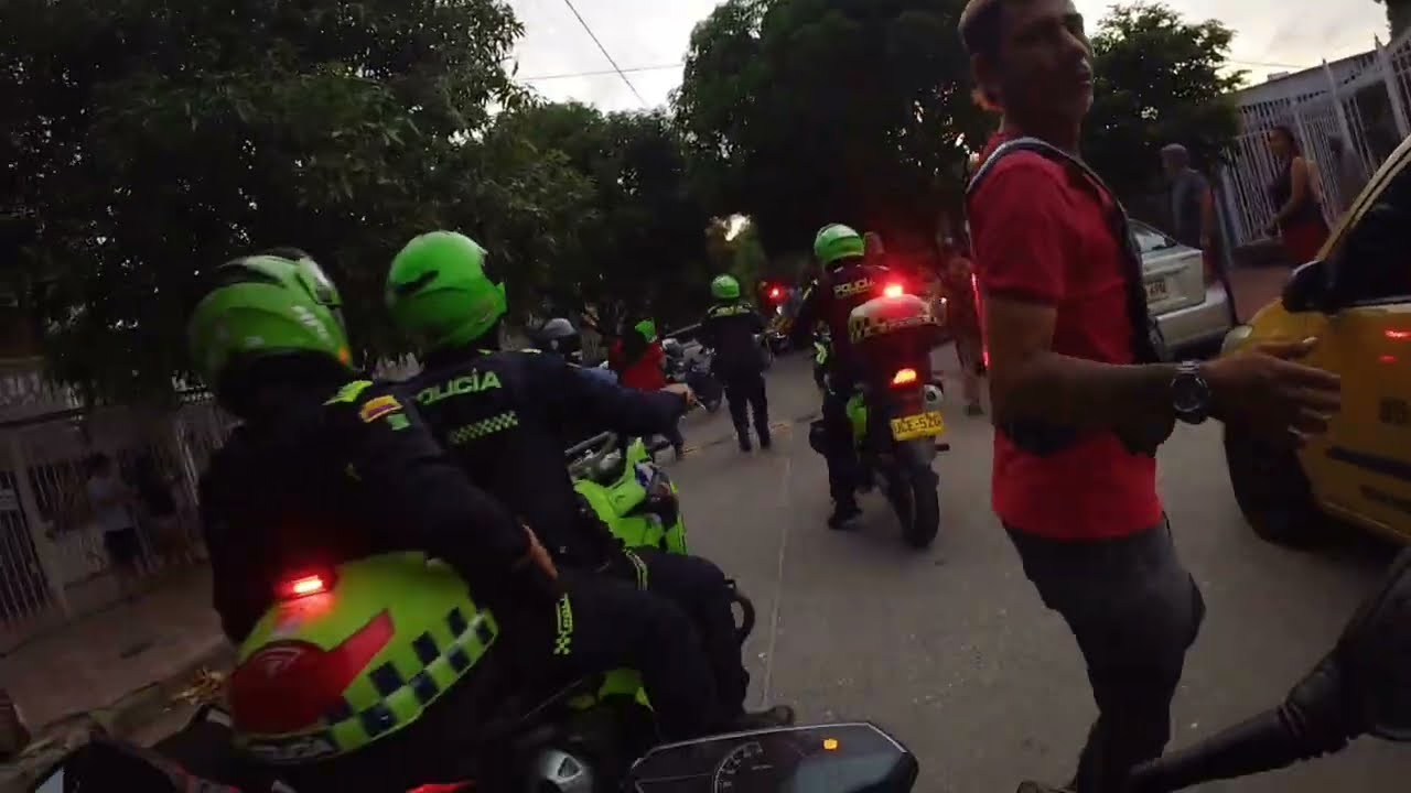 Persecución de la policia en Barranquilla y dejo capturado