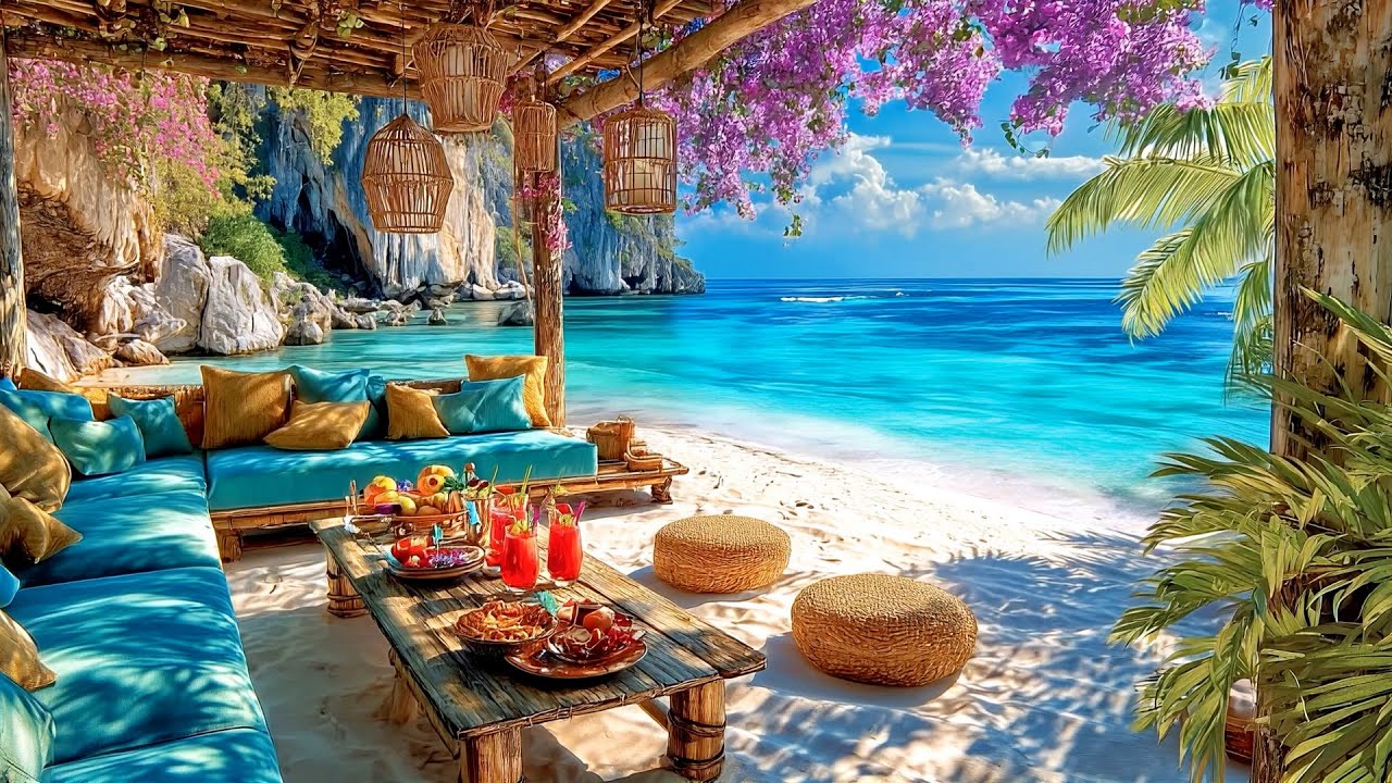 Tropical Breeze Harmony 🌴 Bossa Nova Jazz for Deep Focus & Peaceful Work
