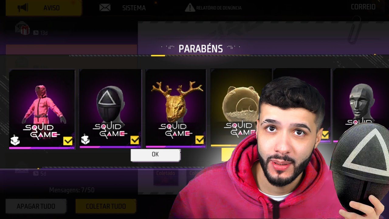 ENTREI NO ROUND 6 DO FREE FIRE! 😰