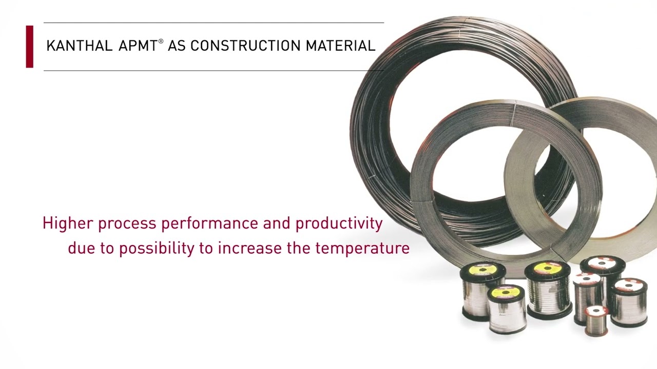 Kanthal APMT&reg; as construction material