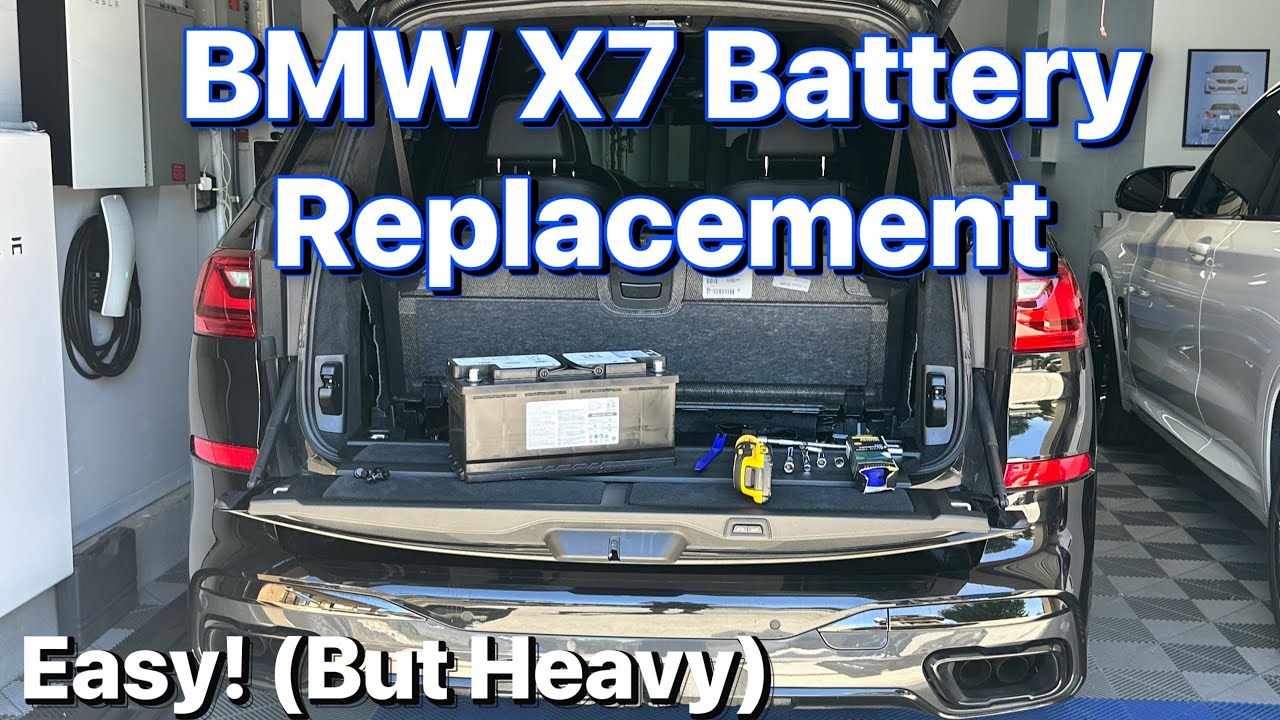 Замена аккумулятора BMW X7 стала проще!