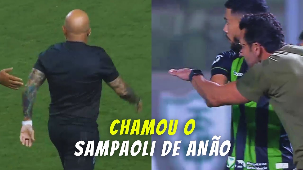 TRETA ENTRE JORGE SAMPAOLI E ALBERTO VALENTIM
