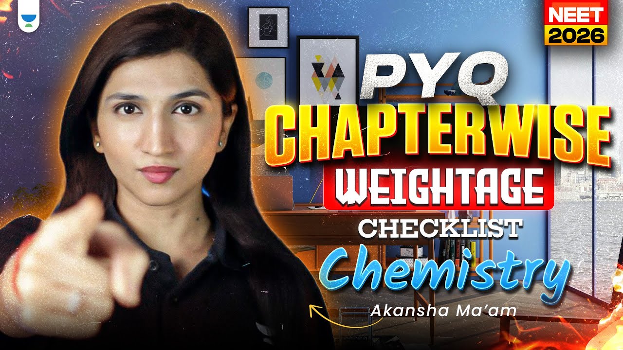 🔥Must-Know Chemistry PYQ Weightage #neet2026 #akanshakarnwal