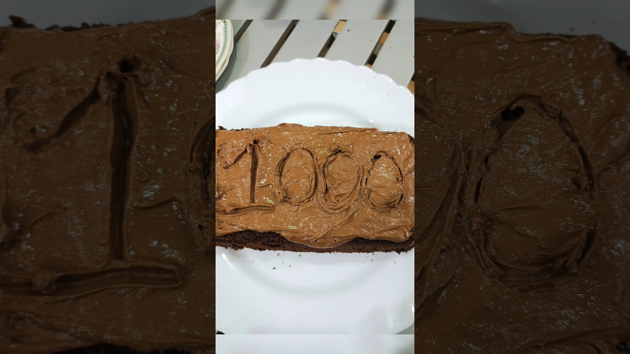 Thank you 1K subscribers cake art #1ksubscribers #subscribetomychannel #shorts