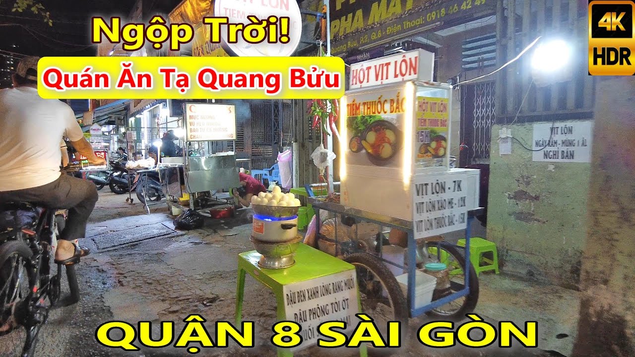 Ngộp trời! Quán Ăn Đường Tạ Quang Bửu Quận 8 Sài Gòn