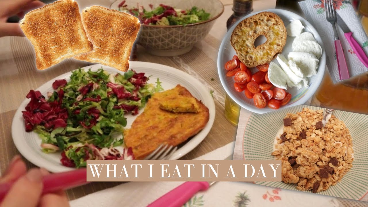 WHAT I EAT IN A DAY *realistico* // Ricette facili e veloci