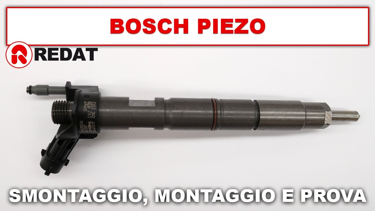 Iniettori Bosch Piezo - Montaggio, smontaggio e prova