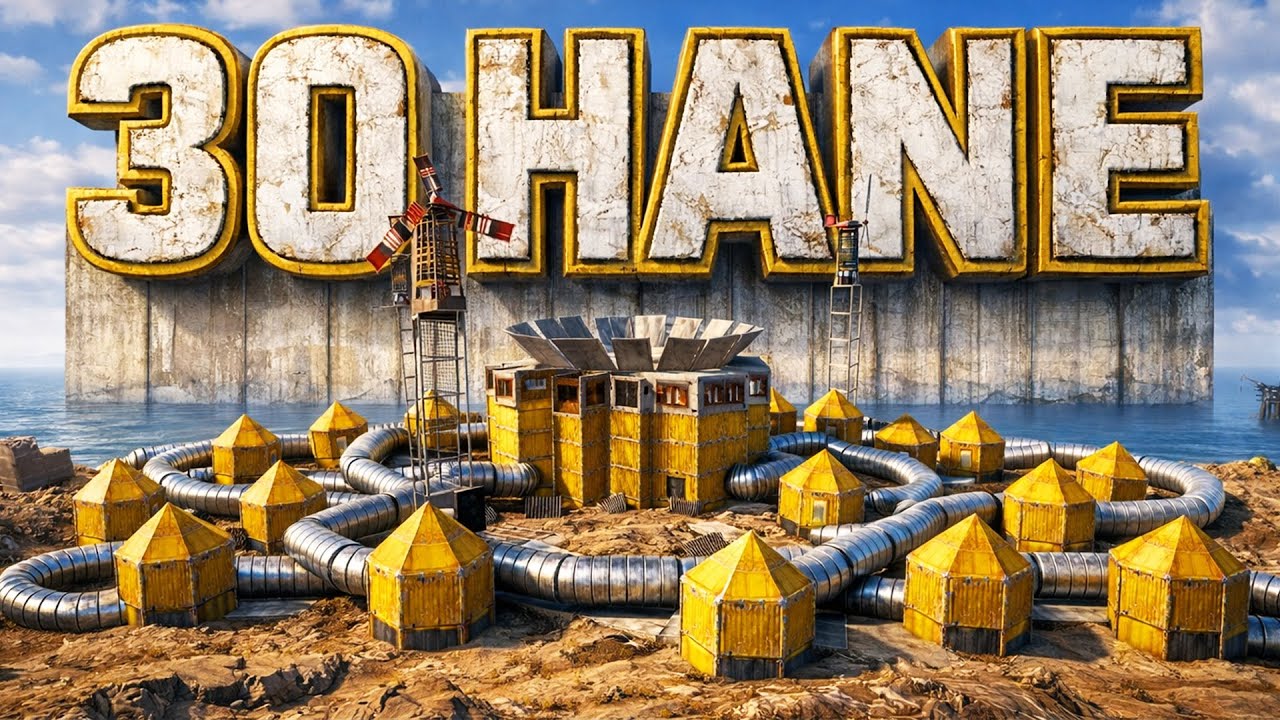 Full Fabrikasyon 30 Haneli Base Yaptık! Rust Türkçe