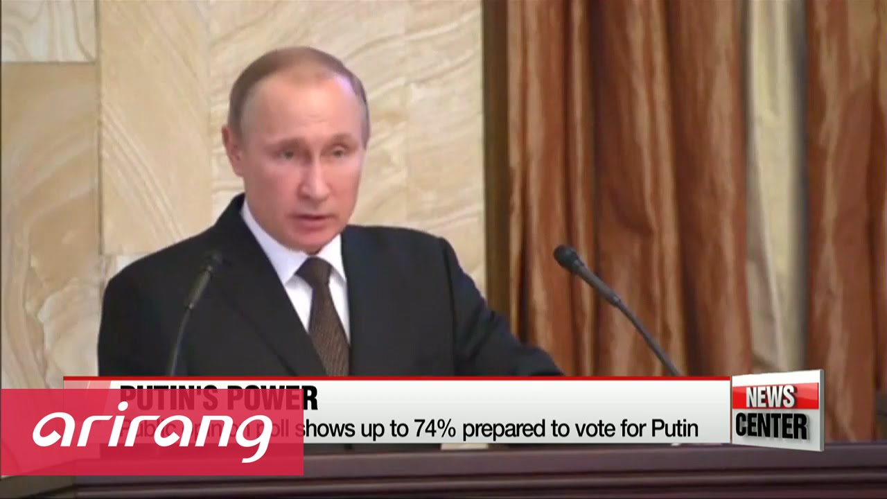 Putin's approval rating at 74%