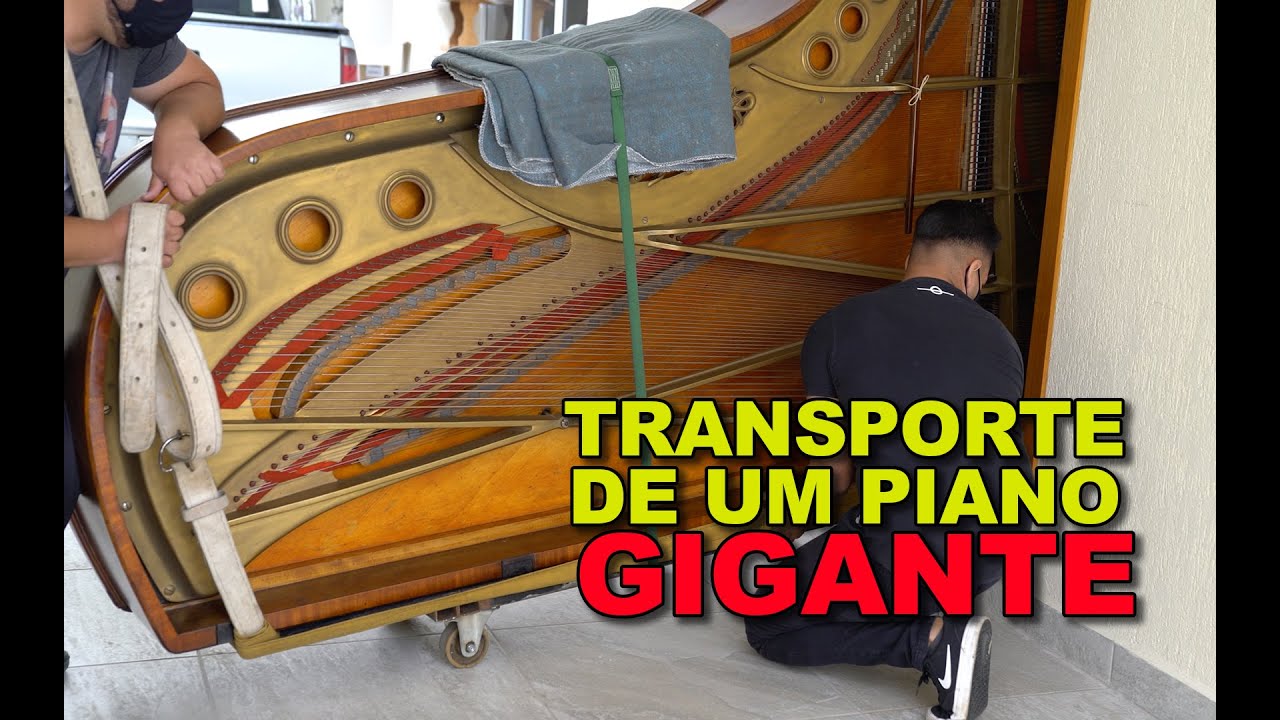 Como um Piano de Cauda Inteira Gigante é Transportado?