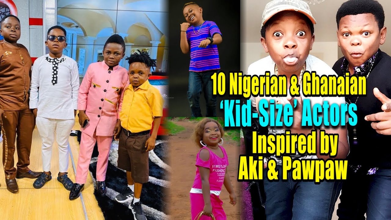 10 Nigerian & Ghanaian ‘Kid Size’ Actors Inspired by Aki & Pawpaw