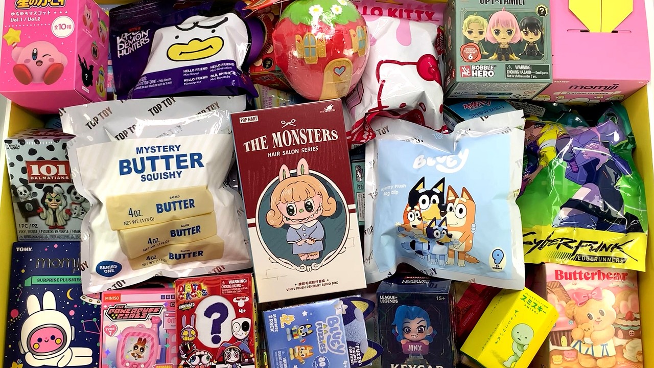 68 minutes of mystery bags ASMR NO TALKING Relaxing Unboxing Sounds