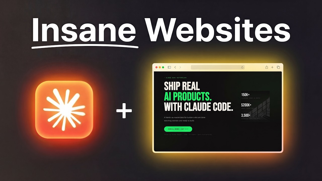 Claude Code Builds REAL $10k+ websites! (steal this)