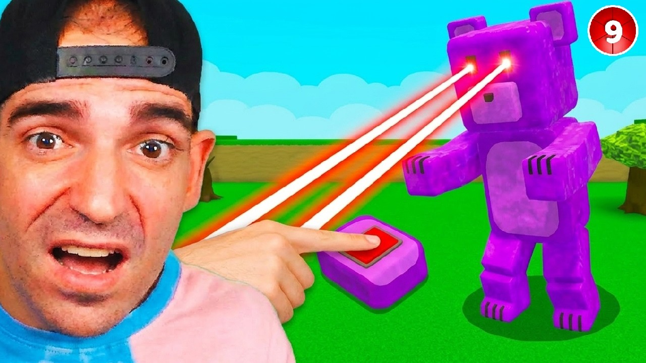 ¿Qué PASA si ACTIVAS el BOTÓN del OSO MORADO? 😱 - Super Bear Adventure