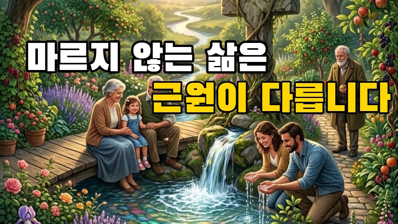 물댄 동산 같은 가정, 샘물 같은 교회(이사야서 58장 11절)